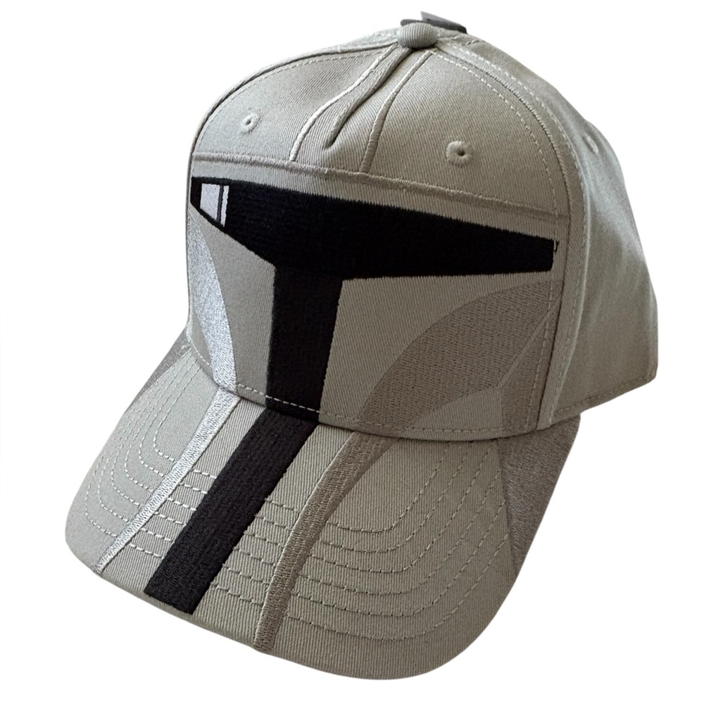 Star Wars Fett w/ Mudhorn Embroidered Grey and Black Baseball Cap